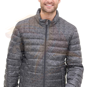 Chaquetas Acolchadas de Lona con Capucha para Hombre, Tendencia de Invierno, Nueva Moda, Corte Ajustado, Impermeables - Product Image 5