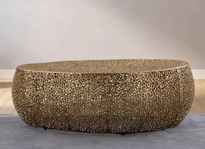 Mesa auxiliar moderna más exigente Mesa de centro clásica Mesa de centro redonda de aluminio con precios bajos para la sala de estar del hogar - Product Image 2