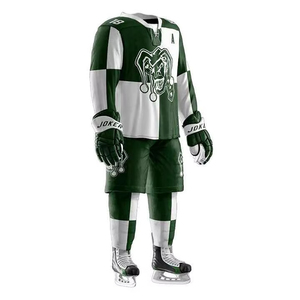 Uniforme de hockey sur glace personnalisé imprimé par sublimation 100% polyester pour adultes - Maillot d'entraînement respirant à séchage rapide, options de couleurs unies - Product Image 6