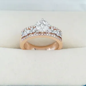 Direct Factory Supplier Diamond <b>Ring</b> for Engagement Wedding Anniversary Daily Wear <b>Fine</b> Jewelry Gift for Reasonable Price - Product Image 1