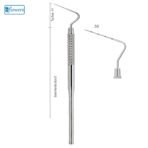 Instrumento Dental de Relleno de Calidad Premium, Instrumento Dental Manual de Acero Inoxidable, Tamaño 1/1, Mango Sólido de 5 Pulgadas, Clase I - Product Image 1