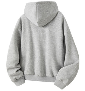 Sudaderas con Capucha para Hombre, con Bolsillos, Cierre de Cremallera, Reversibles, de Color Contrastante, 100% Algodón, Invierno, Personalizadas, de Doble Cara, Venta al Por Mayor - Product Image 2