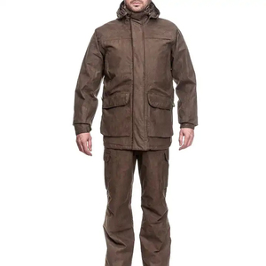 Nouvelle veste camouflage pour hommes, silencieuse, résistante à l'eau, combinaisons de chasse, veste et pantalon de chasse, ensembles de chasse - Product Image 4