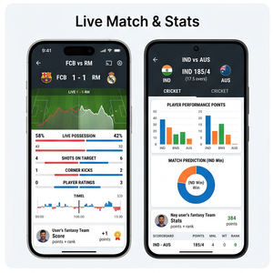 Aplicación RoyalCraft Fantasy Sports – Crea equipos, juega ligas, gana recompensas y ve estadísticas de partidos en vivo IOS/Android/Linux/Mac - Product Image 3