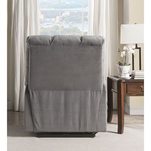 Grey Power Lift Recliner con funzione di massaggio incorporato - Product Image 5