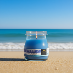 Candela Profumata 100ml Fragranza Marina in Barattolo di Vetro per Decorazione Casa - Product Image 3