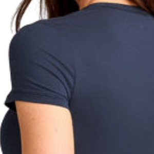 Chemise chic à col rond et manches courtes pour femme, décontractée, douce, respirante, confortable, vêtements de mode pour tous les jours - Product Image 6