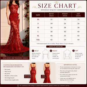 <b>Red</b> Sexy A-Line Floor-Length Evening Gown Designer <b>Sequin</b> Lace Prom Elegant Formal Party Wedding Reception Maxi Women Built-in - Product Image 4