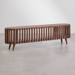 Mueble TV Vandana Arion Mira 180x35 cm en madera de acacia Dragor - Product Image 5