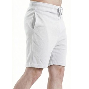 Men's Gray Solid Polyester/Nylon Woven Bermuda Shorts <b>Elastic</b> Waist Pockets Casual Breathable Quick Dry Mid Rise Shorts - Product Image 4