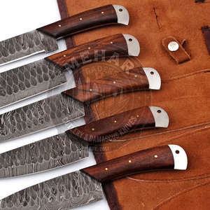 High Quality Unique Design Damascus <b>Kitchen</b> <b>Knife</b> Set Factory Direct SAle Damascus <b>Kitchen</b> <b>Knife</b> Set - Product Image 6
