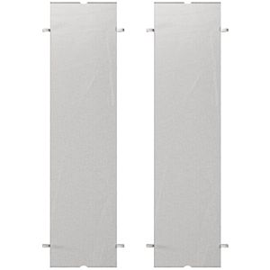 2 pz. Telo di Ricambio Grigio Chiaro 3x3m per Pergola e Gazebo, Facile da Installare, Protezione UV, per Spazi Esterni - Product Image 1