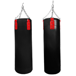 Sac de frappe de boxe avec chaîne, en cuir PU robuste, équipement d'entraînement pour arts martiaux et fitness - Product Image 2