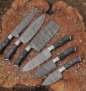 LEGACY BLADES Juego de Cuchillos de Cocina Profesionales de 5 Piezas, Acero de Damasco de 67 Capas, Ambidiestros, Cuchillos de Chef Afilados como una Navaja, Sostenibles - Product Image 2