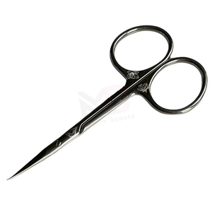 Ciseaux à cuticules de haute qualité en acier inoxydable pour soins des ongles, lame droite pour droitiers, couleurs personnalisées, best-seller - Product Image 3