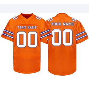 Maglia da football americano <span class=keywords><strong>per</strong></span> squadre universitarie, abbigliamento sportivo in tessuto, vestibilità atletica, grafica personalizzata, applicazioni ricamate, produttore <span class=keywords><strong>per</strong></span> l'esportazione - Product Image 1