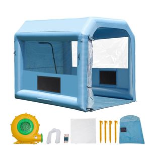 Cabina di Verniciatura Gonfiabile Portatile 9.8 X 8.2 X 8.2 ft con Potente Soffiatore da 550W e Sistema di Filtraggio dell'Aria per Uso Domestico o in Officina - Product Image 3