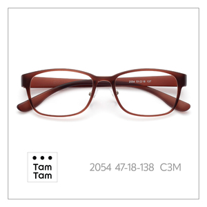 แว่นตา Tam Tam Rectangle Full-Rim รุ่น 2054 47-18-138 C3M เลนส์เรซิ่นน้ำหนักเบาป้องกันรังสียูวี กรอบสำหรับผู้ใหญ่แบบ Unisex - Product Image 4