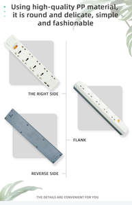 Enchufe de Corriente de la Serie PRIMA con 4 Tomas de Corriente para PC de 13 A, Diseño Único Multi UK/EU, 2 Puertos USB, 2 Puertos USB C, Interruptor de Sobrecarga - Product Image 4