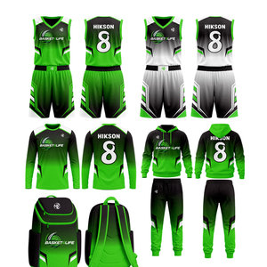 Conjunto de Uniforme Deportivo Personalizado para Equipos, Jersey con Tela Transpirable y Cómoda, Pantalones Cortos a Juego, Kit de Baloncesto - Product Image 2