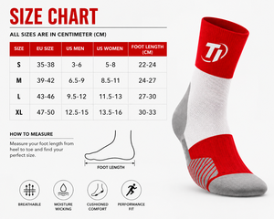 Chaussettes de sport athlétiques personnalisées avec logo TI, chaussettes de sport de performance supérieure, respirantes, rembourrées, chaussettes d'entraînement avec logo personnalisé - Product Image 4