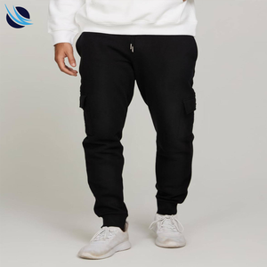 Pantalon cargo décontracté pour homme, taille mi-haute, en coton biologique, tissu molletonné, lavage coloré, écoresponsable - Product Image 6