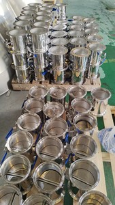 Katup Udara Manual Baja Tahan Karat 304 Pabrik, Peredam Kontrol Volume Baja Galvanis, Peredam Udara - Product Image 5