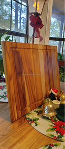 Tabla de cortar de madera de acacia grande, tabla de cortar de madera sostenible pulida hecha a mano de la mejor calidad para uso en la cocina - Product Image 5