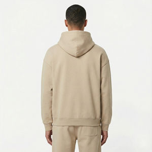 Sudaderas básicas de algodón mezclado para hombre, sudaderas con capucha de forro polar cálido para invierno, sudaderas con capucha para hombre al por mayor, diseño moderno, sudadera informal de estilo urbano. - Product Image 2