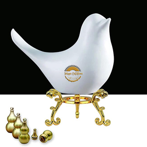 Personalized Metal Funeral Urn Luxury Decorative Brass <b>Memorial</b> Urn Adult Cremation Urn Metal Design Wholesale Metal Urn - Product Image 1