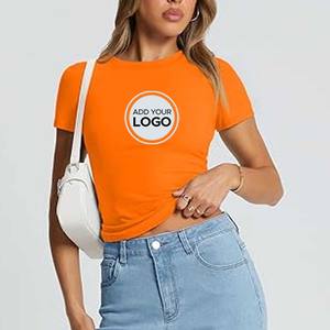 T-shirt pour femmes avec design personnalisé - Tissu en bambou/coton écologique - Product Image 2