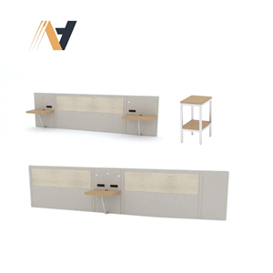 Ensemble de meubles de chambre d'hôtel portable empilable Twin XL pour la conversion de chambres d'hôtes commerciales et l'utilisation de rénovation temporaire Hilton - Product Image 4