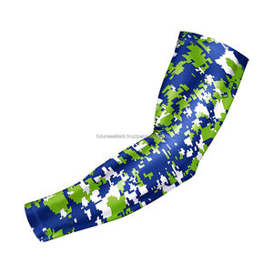 OEM Factory Wholesale Spandex <b>Arm</b> Support <b>Compression</b> <b>Sleeves</b> Custom Printed Protector Brace For Weightlifting - Product Image 5