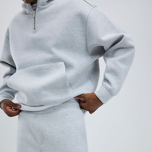 Custom Logo Active <b>Pullover</b> Cotton Polyester Pocket <b>Pullover</b> <b>Men</b> Tracksuit - Product Image 3