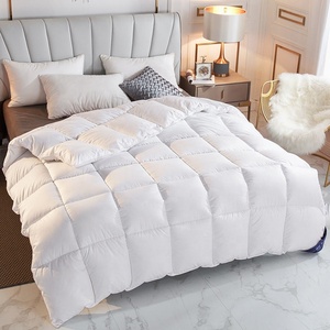 Edredón Acolchado Blanco Transpirable Hipoalergénico para Otoño e Invierno, Lavable a Máquina, Relleno de Poliéster 75D36F - Product Image 1