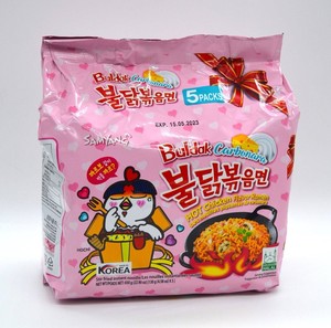 Vente en gros directe d'usine à prix compétitif, Samyang Buldak Rose Hot Chicken Flavour Ramen 130g avec la meilleure offre de réduction - Product Image 4