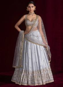Indian Ethnic Designer Sequins Work Partywear Lehenga Choli for <b>Wedding</b> Party and Festive Functions for Women Trendy Outfit - Product Image 6