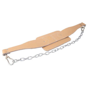 2026 New Professional Strength Training Genuine Leather Dip <b>Belt</b> with Chain for <b>Weighted</b> Pull Ups and Dips Wholesale - Product Image 2