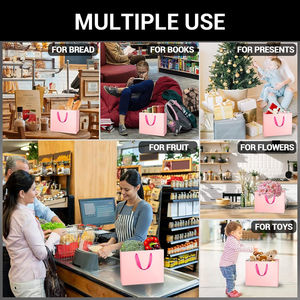 Bolsas de Papel Personalizadas de Lujo para Joyería, Juguetes y Regalos, con Estampado UV en Relieve, Embalaje para Festivales Navideños en Cualquier Tamaño - Product Image 4