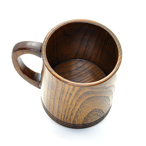 Handicraft Wooden <b>Mugs</b> Cartoon Pattern Straw Classic Style <b>Smart</b> Feature Premium Quality Business Gift - Product Image 2