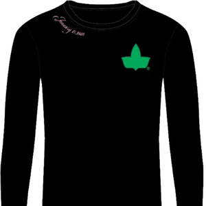 AKA Sorority Inc T-shirt noir à col rond pour femme, imprimé avec des lettres grecques, décontracté, de qualité supérieure, coupe confortable - Product Image 2