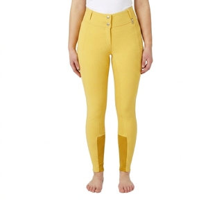 Pantalons et collants d'équitation pour femmes, tendance du moment, en Spandex/Polyester, avec fermeture éclair et logo brodé - Product Image 1