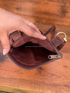 Nuevos bolsos bandolera de cuero genuino con estilo occidental, superventas, monederos de oficina, bolsos cruzados de cuero genuino de diseñador único para mujer - Product Image 6