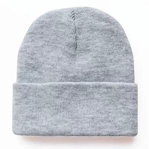 <b>Plain</b> Beanie Lightweight Knitted Winter Hat Soft Stretchable Unisex Casual Outdoor Daily Wear <b>Cap</b> - Product Image 5