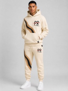 Survêtements de jogging pour hommes, qualité supérieure, 100% coton, impression personnalisée du logo, streetwear, hiver, sweat-shirt régulier, sweat-shirt en molleton - Product Image 3