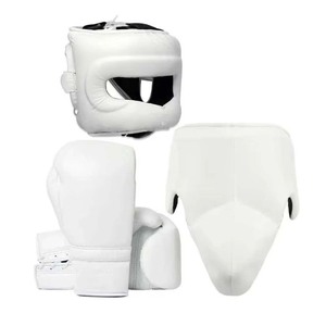 Conjunto de Boxeo de Cuero Genuino Hecho a Medida, Conjuntos de Entrenamiento de Boxeo y Artes Marciales Mixtas con Servicio OEM - Product Image 1