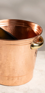 Gran oferta, cubo de hielo de cobre Premium hecho a mano con elegante textura martillada, perfecto para celebraciones y reuniones de lujo - Product Image 5