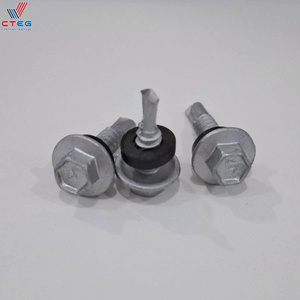 สกรูยึดแผ่นหลังคาโลหะเคลือบดาโครเมตป้องกันการกัดกร่อนระดับพรีเมียม - Product Image 6