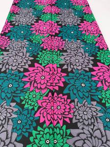 Tissu Coton Ankara Véritable Wax Africain de 6 Yards, Motifs Traditionnels Type Pagne pour la Mode et le Marché du Botswana - Product Image 2