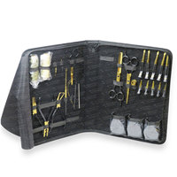 Pince à extensions capillaires professionnelle en acier inoxydable de qualité chirurgicale, micro-pinces, kit d'outils de salon, marque personnalisée